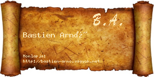 Bastien Arnó névjegykártya